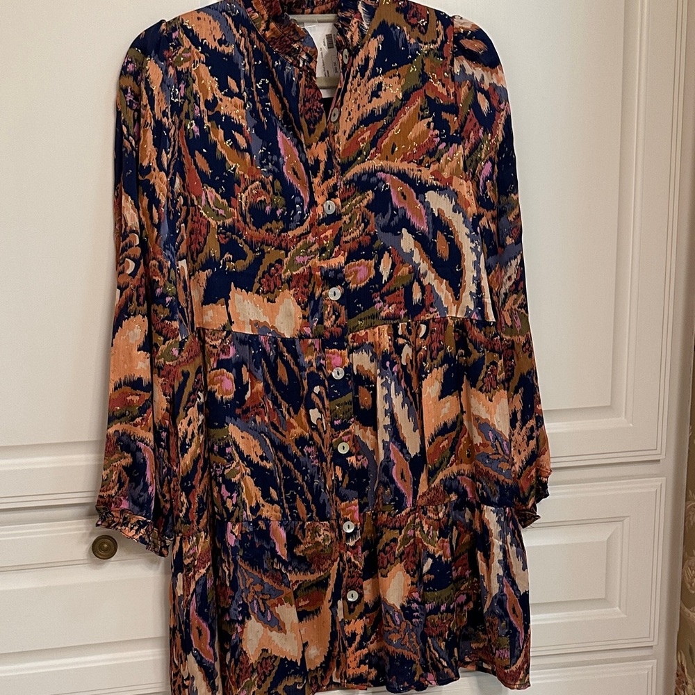 THML Multicolor Ruffled Blouse